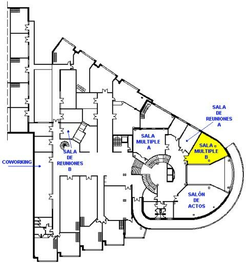 Plano 2 - sala múltiple B
