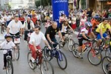 Participantes del Día de la Bicicleta