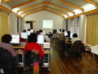 Aula de Informática del Centro Municipal de Formación de Cros