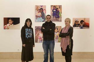 El concejal de Cultura presentó la exposición acompañado por la fotágrafa Blanca Castañeda y Ana Bolado