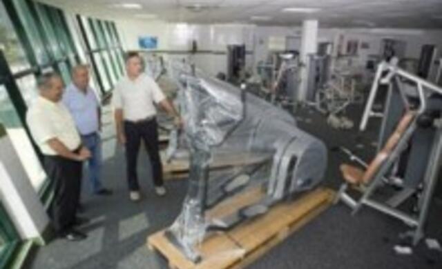 Aparatos del gimnasio