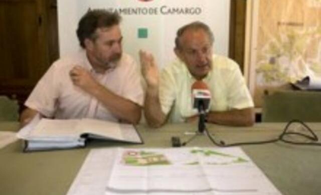 El alcalde Angel Duque y el concejal de Obras y Proyectos Carlos González