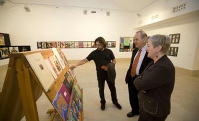 Aula de exposición de los mejores trabajos