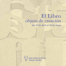 Exposición El libro objeto de creación