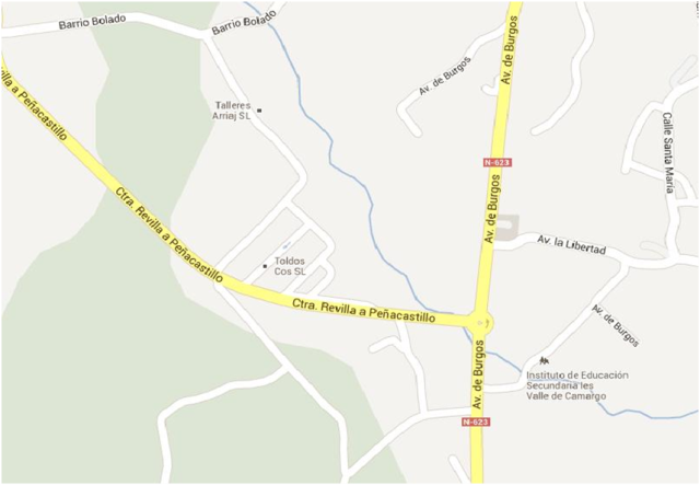 Plano de situación Polígono La Verde